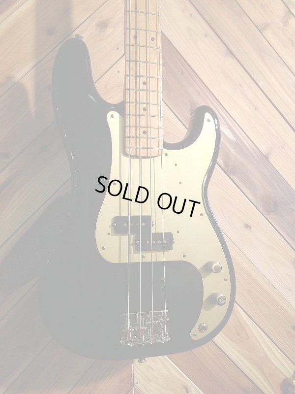 画像1: Fender Mexico Classic Series 50's PRECISION BASS Black with Anodized Pickgaurd