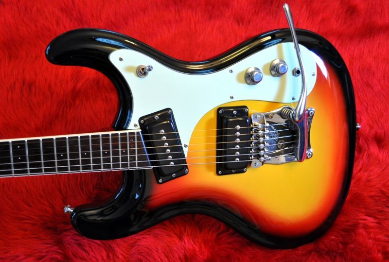 画像: Mosrite MO-1965 Vintage Sunburst Fillmore Japan 