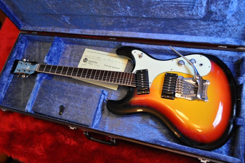 画像: Mosrite MO-1965 Vintage Sunburst Fillmore Japan 