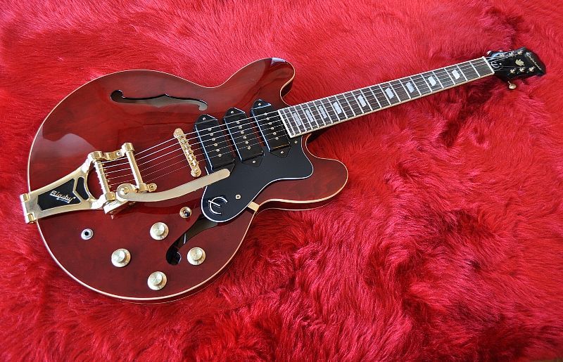 画像: Epiphone Limited Edition Riviera Custom P93 (Wine Red) 