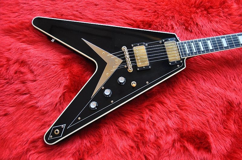 Bacchus BFV-CUSTOM BLACK MADE IN JAPAN - KATANA GUITARS