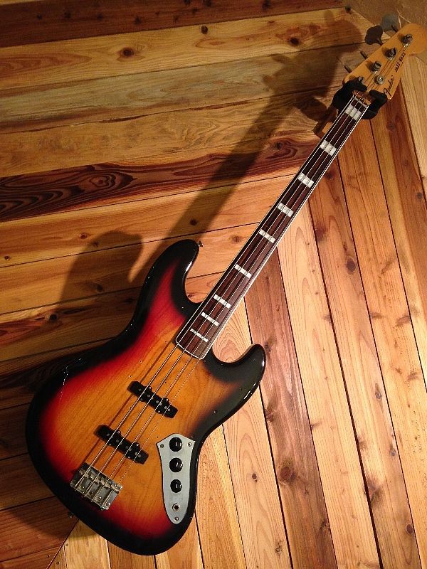 画像: Fender Japan JB75-90US 3TS NON PICKGAURD FRETLESS MODIFIED