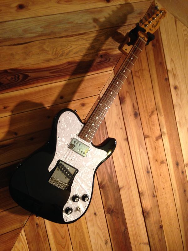 画像: Fender Japan TC72/TS Black / WHITE PEARL PG